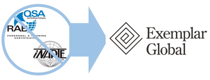 RBQSA changing to Exemplar Global