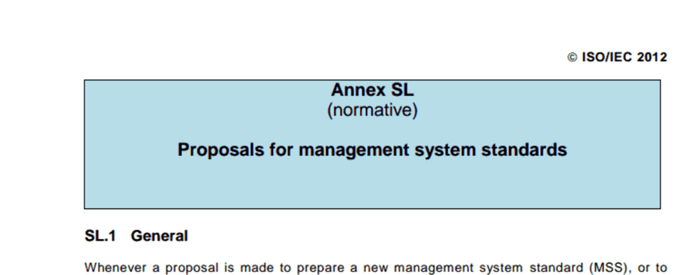 annex sl page